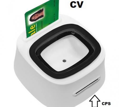 DC300-PRO lecteur 2D USB-A 4 en 1 QRCODE, NFC, Carte Vitale et CPS, compatible SESAM-Vitale, professionnel santé.
